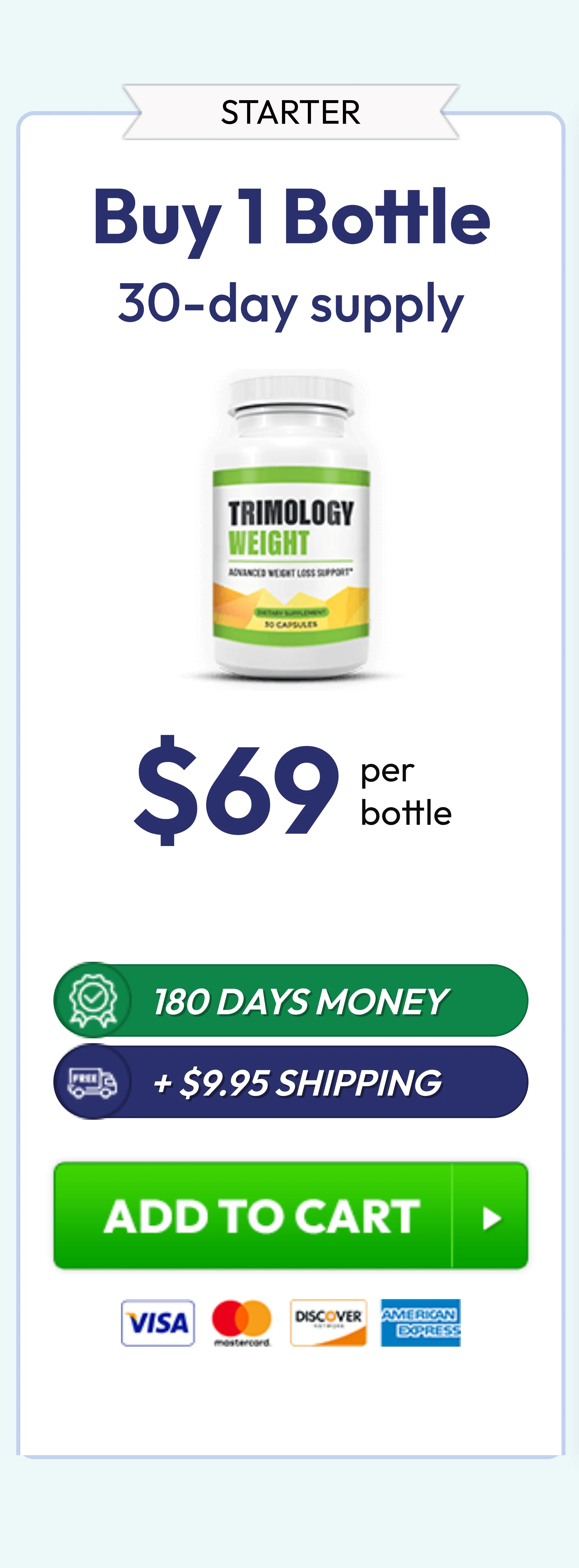 Trimology™ 1 bottle pricing